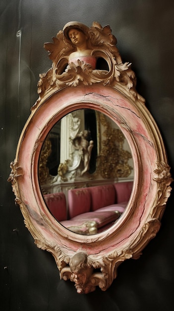 Зеркало в старом доме.