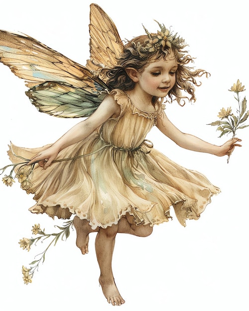 Mischievous Fairy watercolor