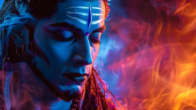 Photo the misconception of lord shiva as an evil deity in hinduism concept hinduism lord shiva misconceptions evil deity