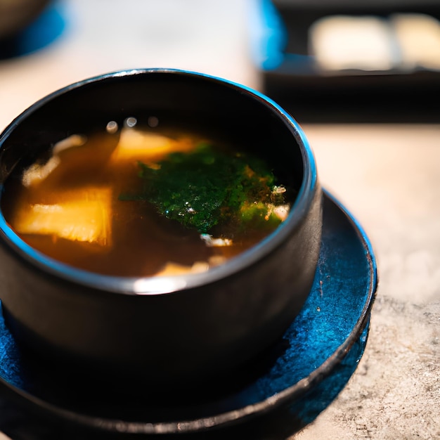 Photo miso soup