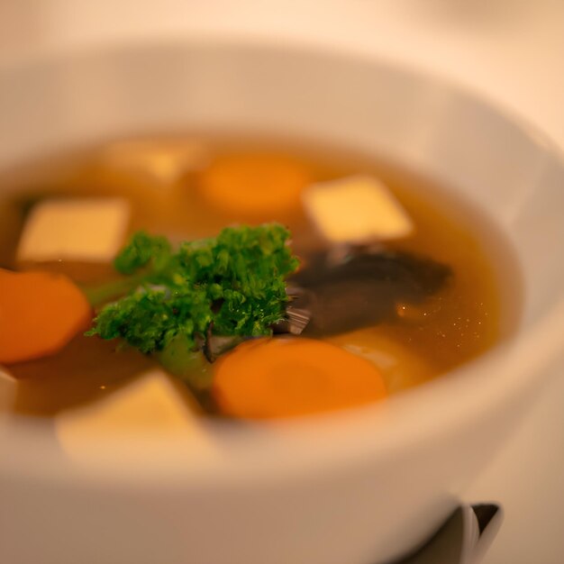 Premium AI Image miso soup