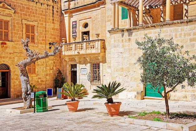 Misrah Mesquita-plein in Mdina, Malta