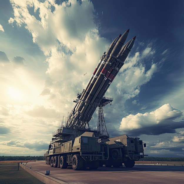 Missiles of the air defense system against the sky military equipment