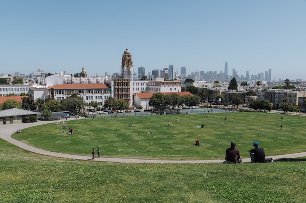 Mission Dolores Park overdag in de VS