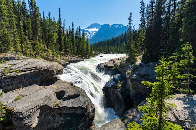 Mistaya Canyon Mistaya River Banff National Park beautiful landscape AB Canada Canadian Rockies