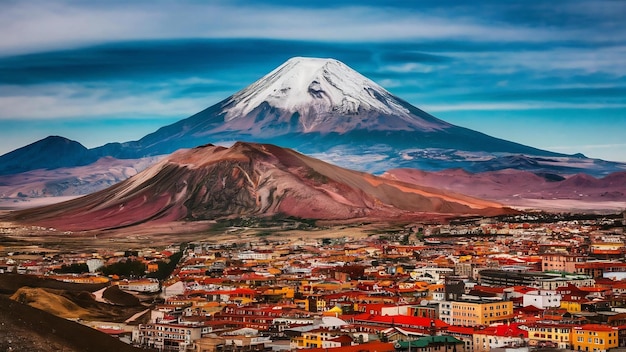 Misti vulkaan in Arequipa in Peru