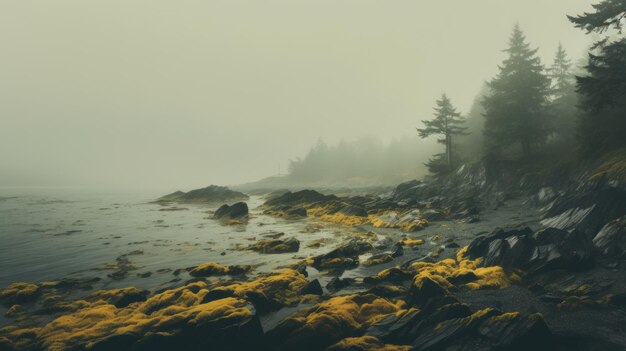misty seashore a romanticized depiction of wilderness in new american color photography