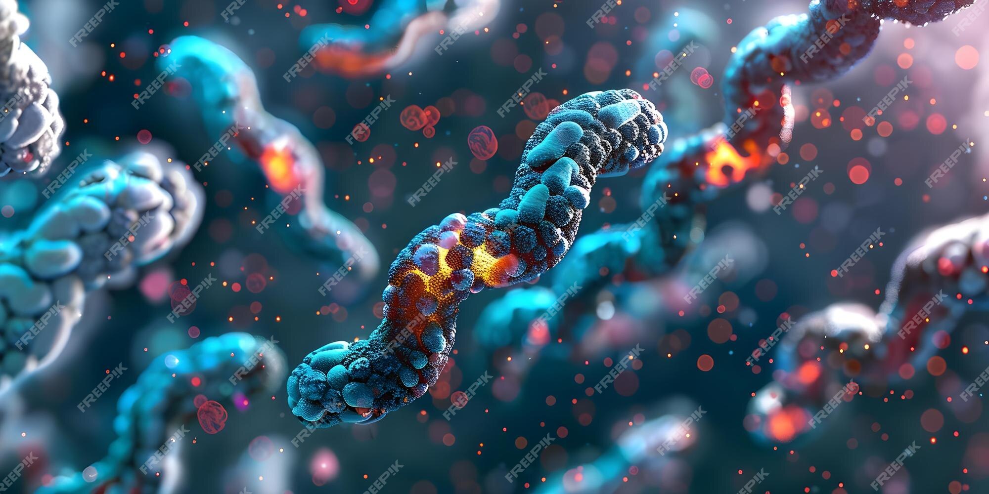 Mitosis Closeup Condensed Chromosomes and Chromatin in Cell Concept ... Biology Diagrams