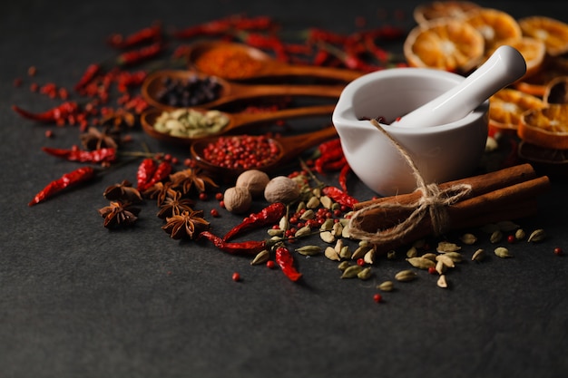 Mix of aromatic spices