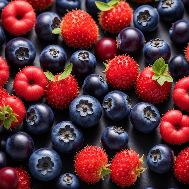 Mix Berries Fruit Isolated