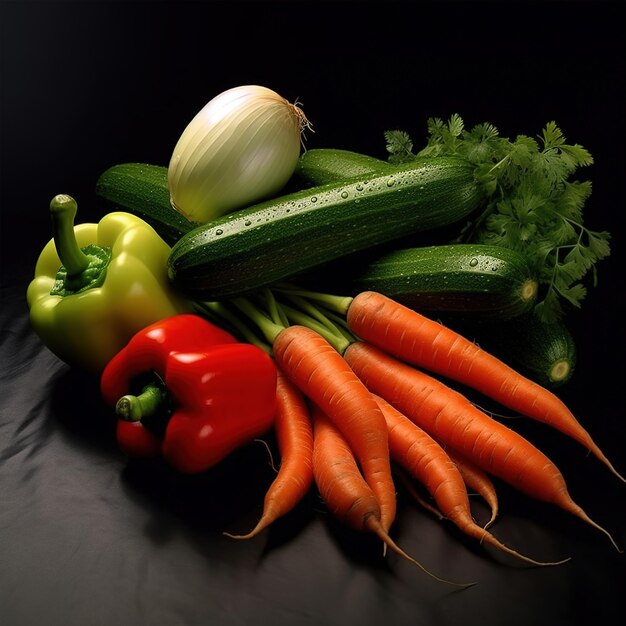 mix of fresh vegetable