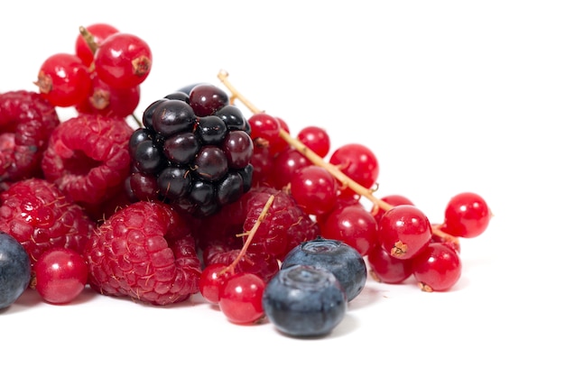 Mix of fruit berries