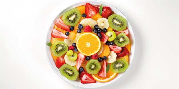 микс фруктового салата пищевой фон