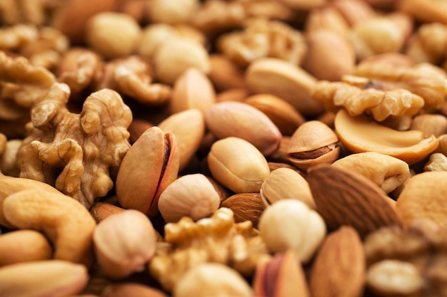 Mix nuts background
