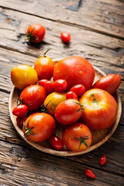 Mix of red sweet tomatoes