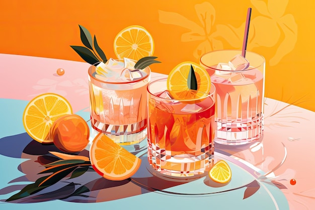 Mix sip refreshing cocktails and quenching soft drinks