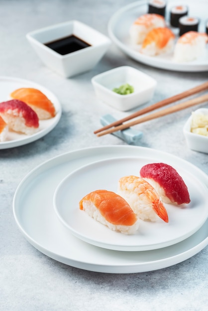 Mix van traditionele japanse sushi