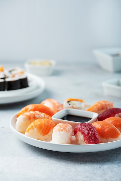 Mix van traditionele Japanse sushi