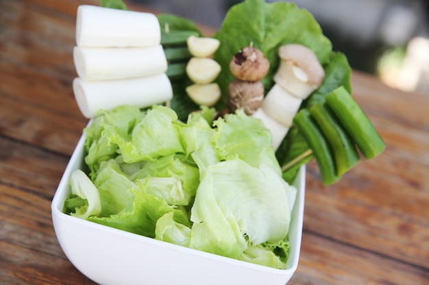 Mix vegetables for grill