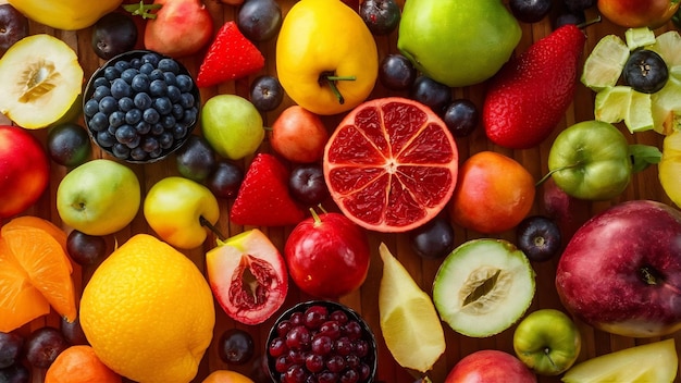 혼합 과일 및 다양 과일