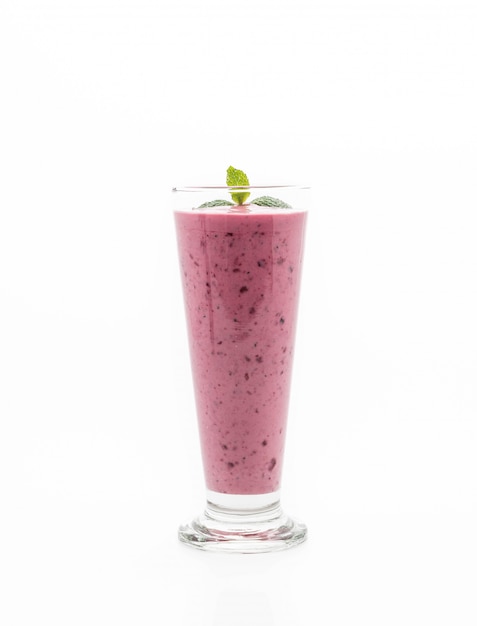 Photo mixed berries with yogurt smoothies