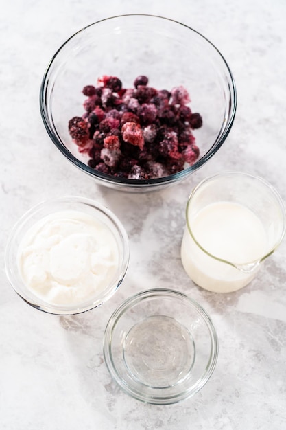 Mixed Berry Boba Smoothie