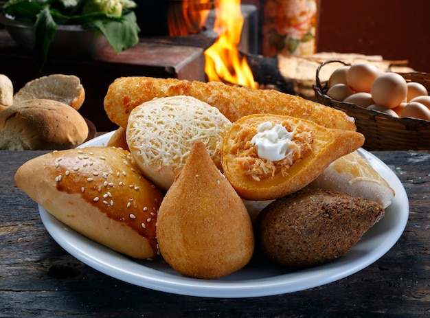 Foto spuntino misto brasiliano