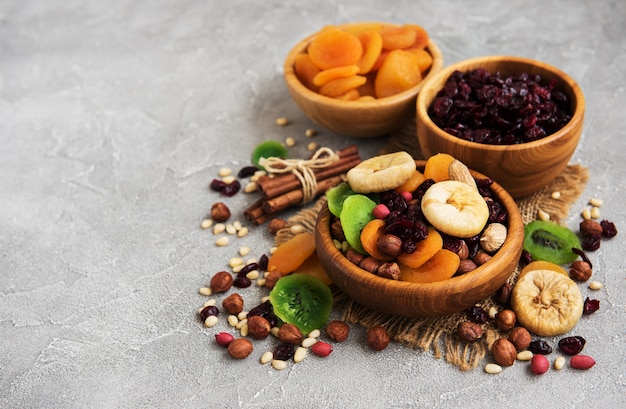 Mixed dried fruits