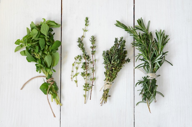 Mixed fresh herbs