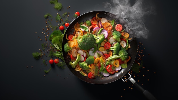 토마토와 호박을  ⁇ 은 신선한  ⁇ 러드 건강한 식단 개념