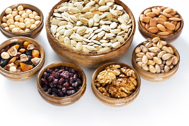 Mixed nuts and dried fruits