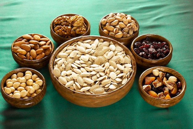 Mixed nuts and dried fruits