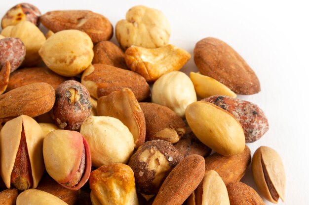 Mixed nuts Edible raw organic and vegan