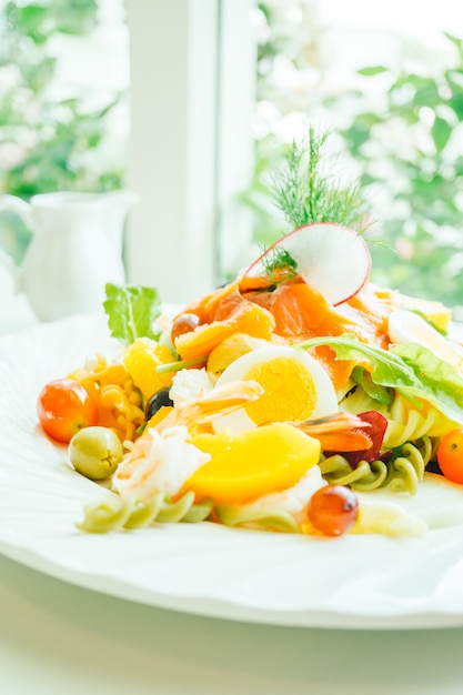 Mixed seafood salad