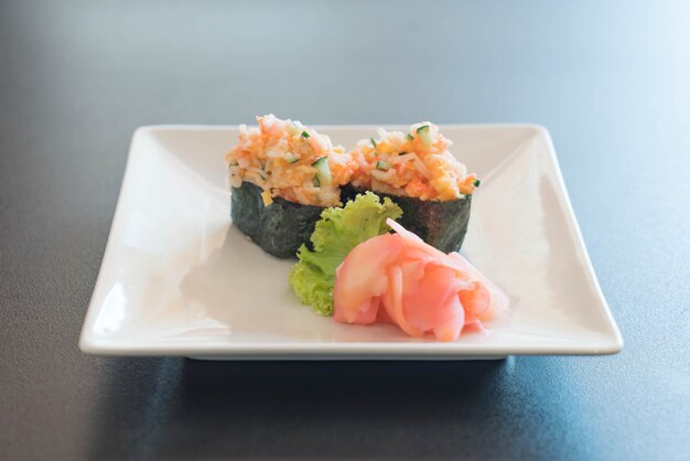 mixed sushi nigiri
