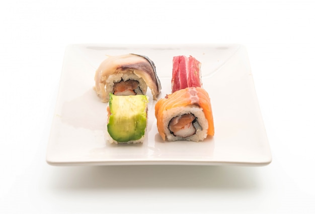 mixed sushi roll - japanese food style