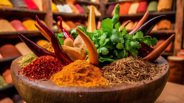 Mixture of aromatic spices