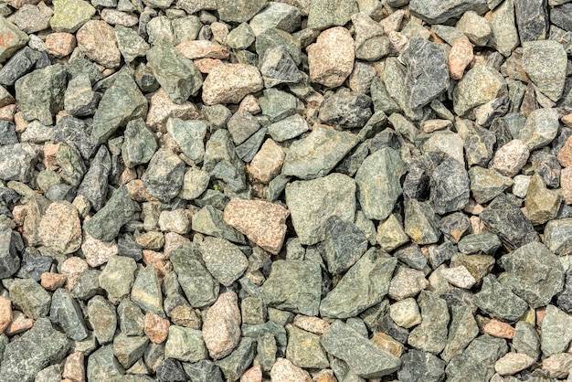 Mixture of natural rocks decorative texture background