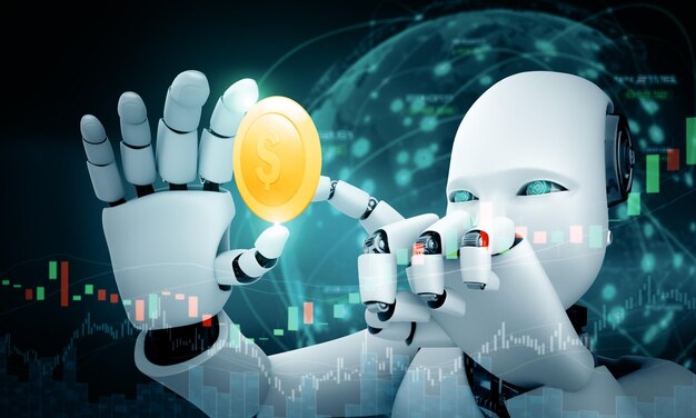 未来の金融技術は機械学習を使用するAIロボットによって制御されます