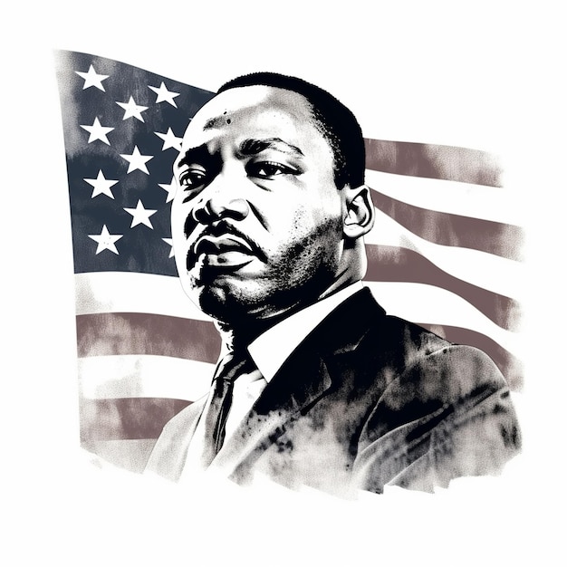 Foto mlk giorno martin luther king jr. generativo ai