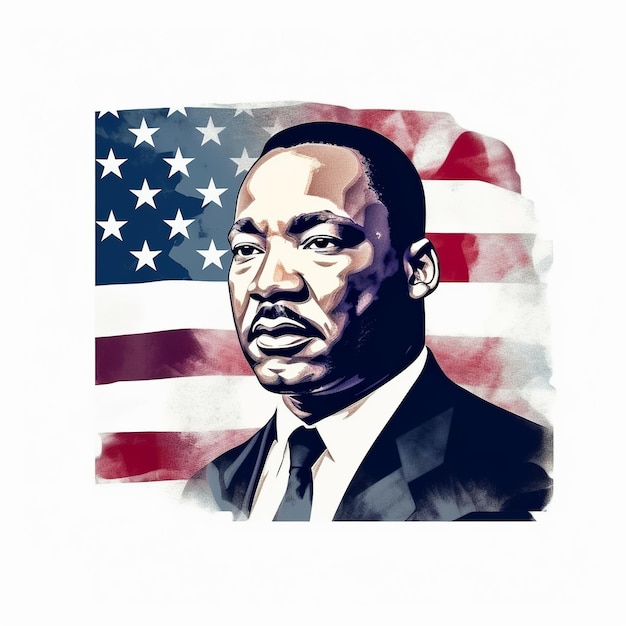 Photo mlk day martin luther king jr generative ai