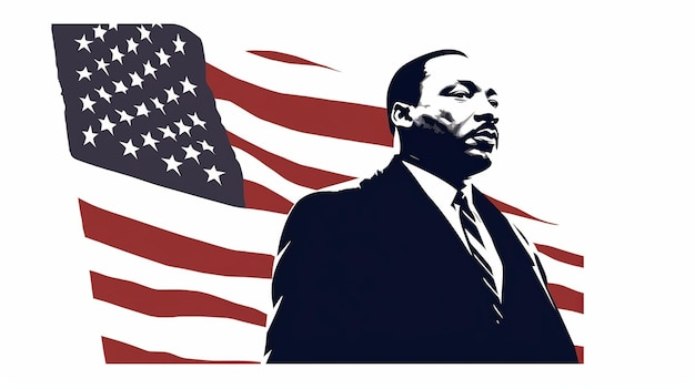 Foto mlk giorno martin luther king jr. generativo ai