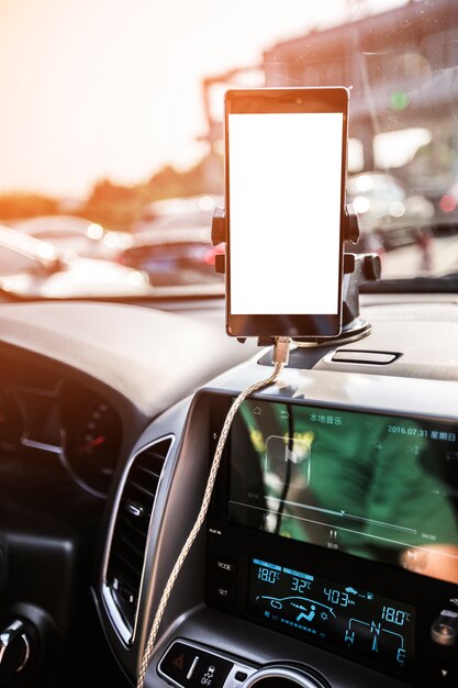 Mobiele telefoons in de auto