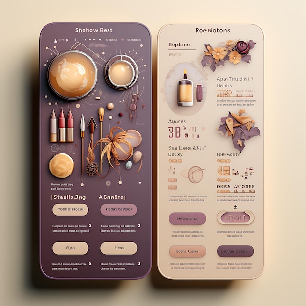 Mobile App Design of Beauty and Cosmetics Beauty Tips and Tutorials App Design Gl Creative Layout