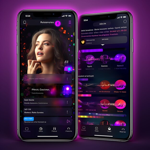 Mobile App Design of Music Karaoke Singing App Design Mobile App Design Phone App Creative Layout