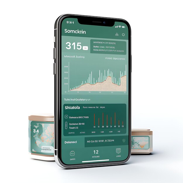 Premium AI Image | Mobile App Layout Design of Dividend Tracker Simple