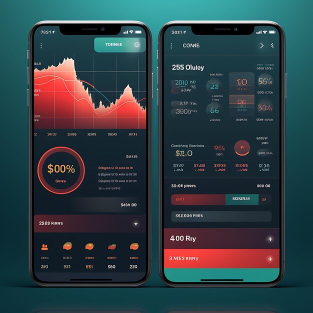 Mobile App Layout Design of Investment Tracker With Automated Insights Personalized and Concepts