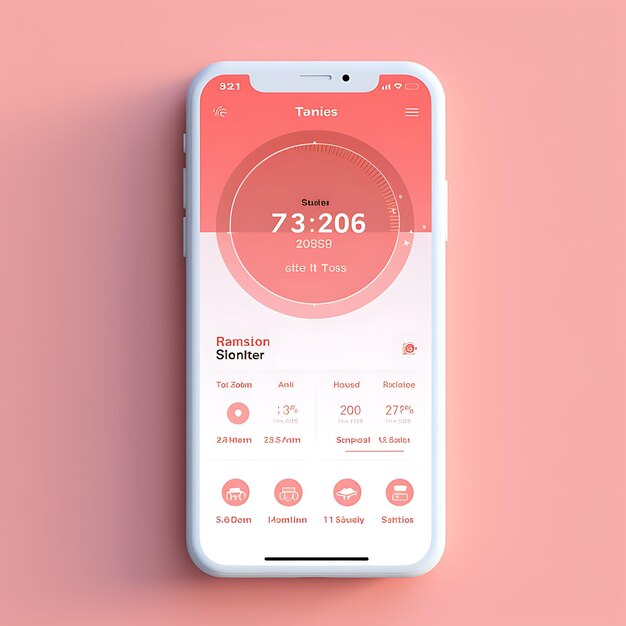 Mobile App Layout Design of Menstrual Cycle Tracker Intuitive and Insightful Layout Pink Concepts