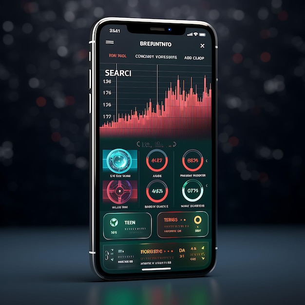 Mobile App Layout Design van Cryptocurrency Price Tracker Eenvoudige en intuïtieve lay-out Mon Concepten