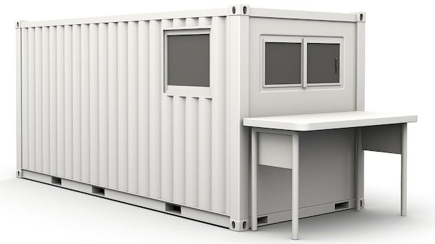 Photo mobile office buildings or container site office for construction site shipping container portable